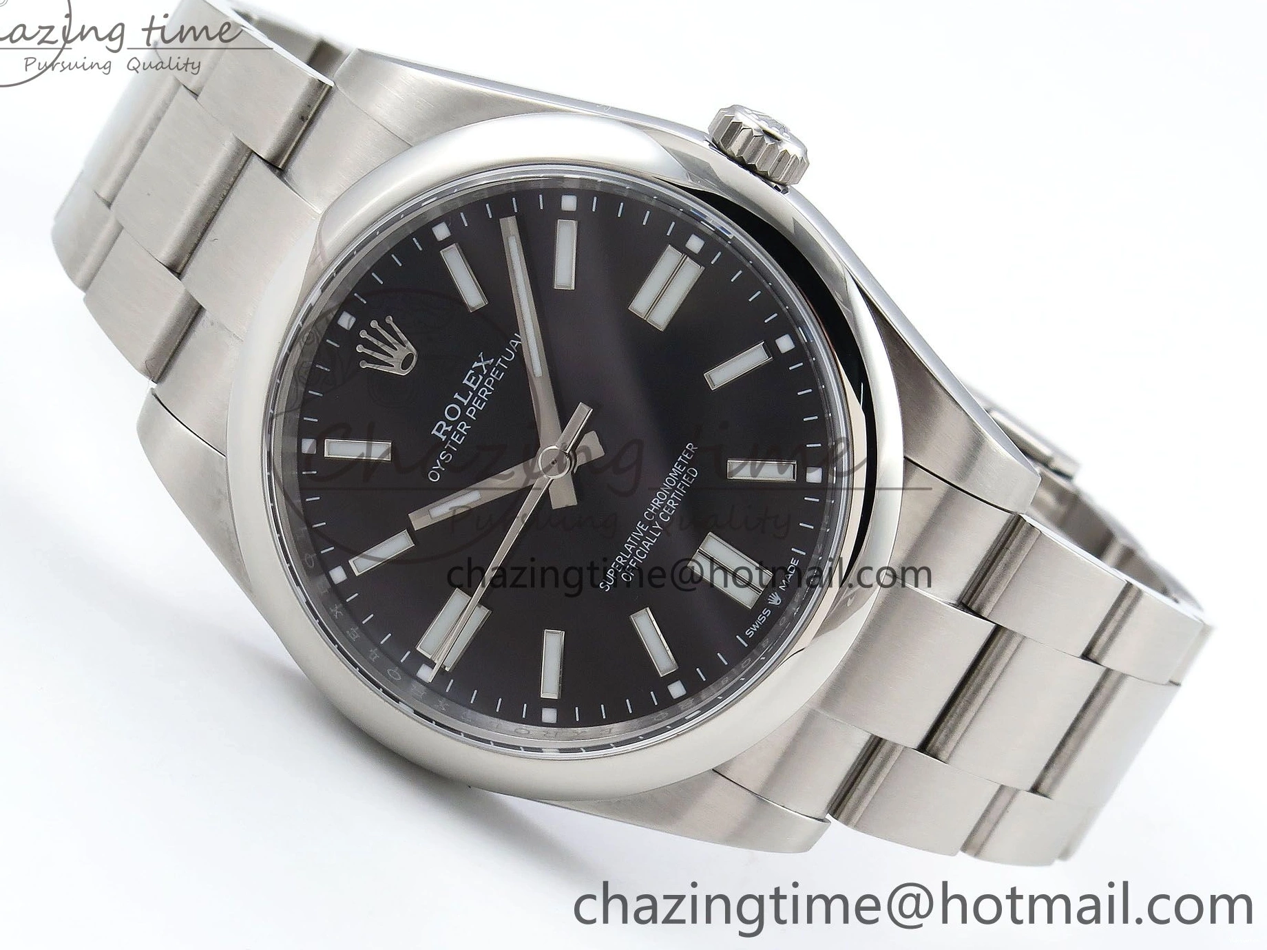 124300 Black Steel Best Oyster APF Edition VR3230 41mm 1:1 904L Dial Perpetual 0409